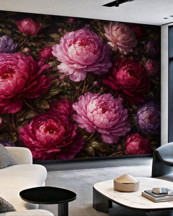 Fototapeta peonie w królewskim rozkwicie