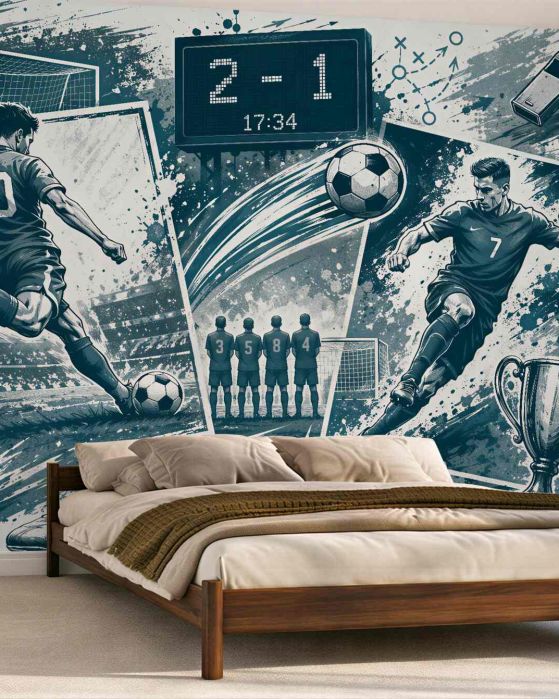 Fototapeta piłkarska energia meczu