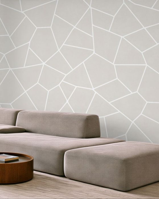Fototapeta jasna mozaika geometryczna