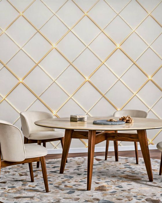 Fototapeta złota geometryczna elegancja