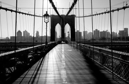 Fototapeta Brooklyn Bridge, Manhattan, Nowy Jork, USA