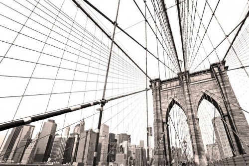 Fototapeta Manhattan Bridge, New York City. USA.