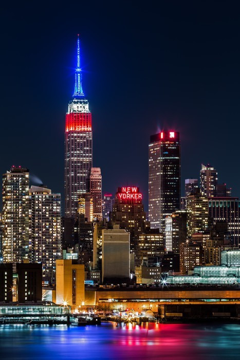 Fototapeta Empire State Building honoruje Presidents &#39;Day