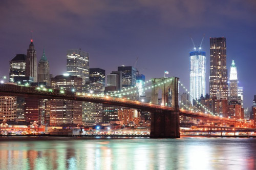 Fototapeta New York City Brooklyn Bridge