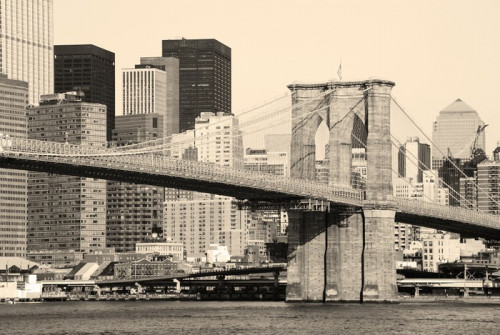 Fototapeta New York City Brooklyn Bridge