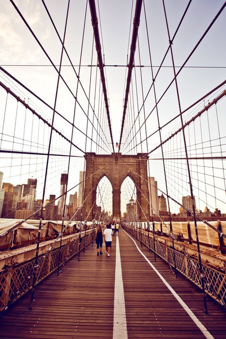 Fototapeta Brooklyn Bridge w Nowym Jorku