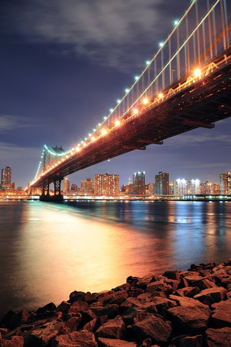 Fototapeta New York City Manhattan Bridge