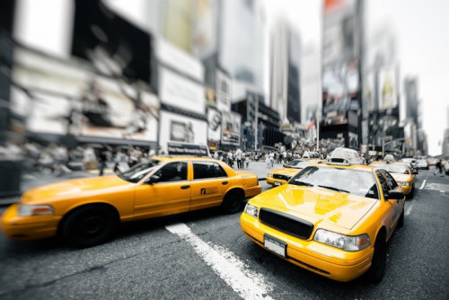 Fototapeta New york taxi