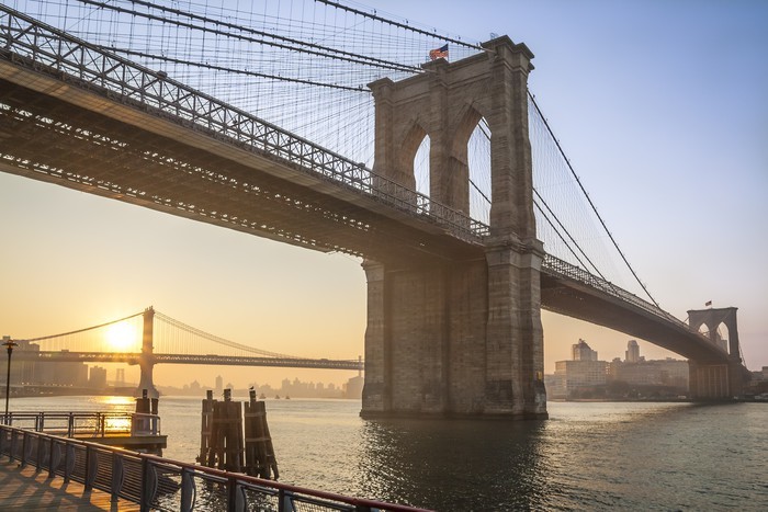 Fototapeta Brooklyn Bridge w Nowym Jorku, USA.