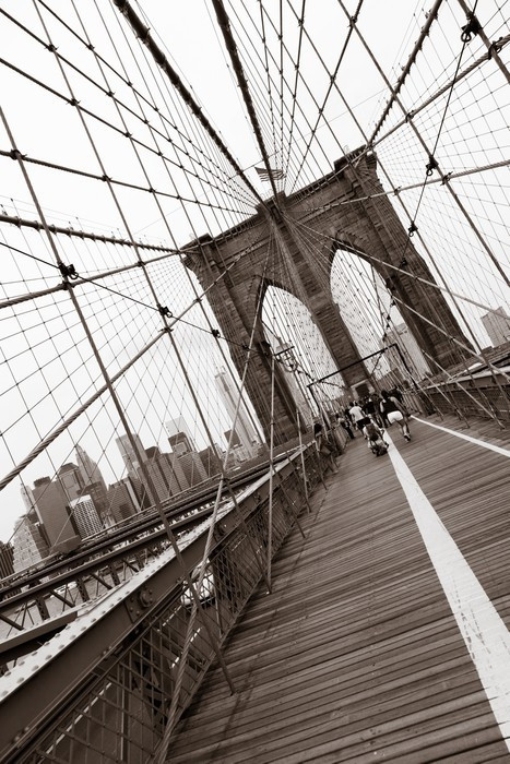 Fototapeta Brooklyn Bridge w Nowym Jorku