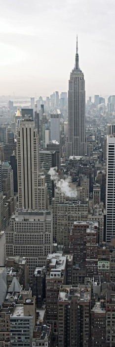 Fototapeta New York City skyline widok z Rockefeller Center, Nowy Jork