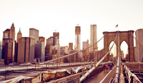 Fototapeta Brooklyn Bridge w Nowym Jorku