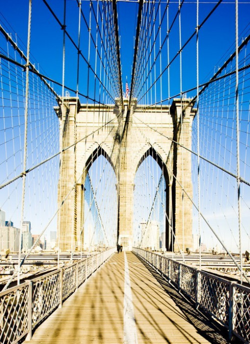 Fototapeta Brooklyn Bridge, Manhattan, Nowy Jork, USA