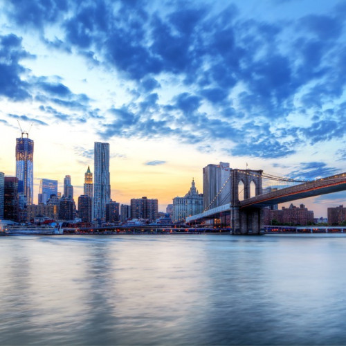 Fototapeta Hudson River i Manhattan, Nowy Jork.