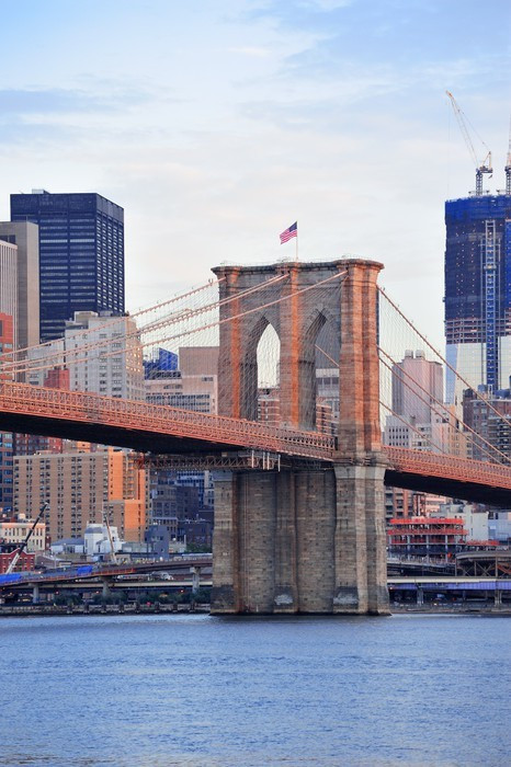 Fototapeta New York City Brooklyn Bridge