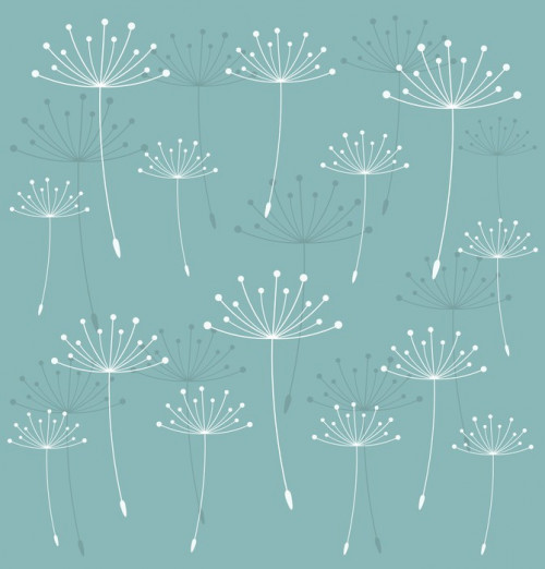 Fototapeta Dandelion Seeds Background