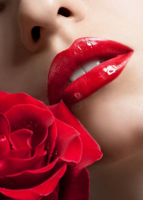 Fototapeta Kobieta Sexy czerwone usta