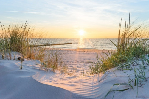 Fototapeta Sonnenuntergang an der ostsee