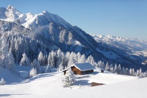 Fototapeta Wintermärchen in den alpen