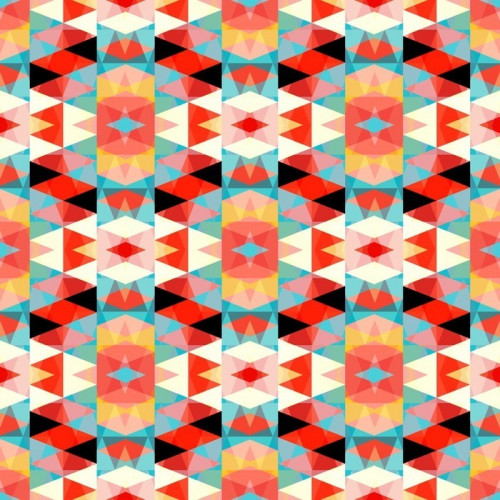 Fototapeta Małe kolorowe wielokąty szwu geometryczny wzór
