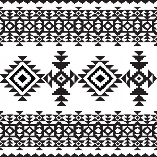 Fototapeta Aztec meksykańskie szwu wzór