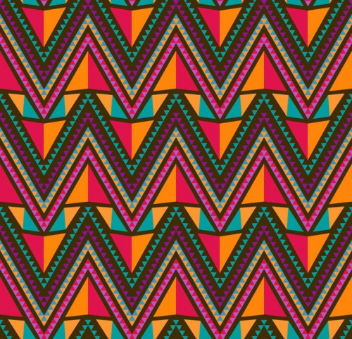 Fototapeta Abstract Ethnic Seamless wzór geometryczny