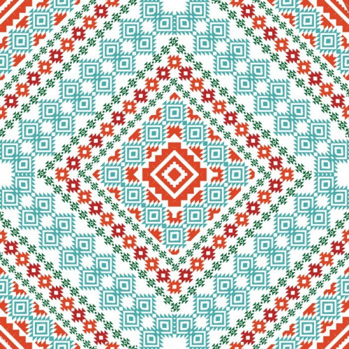 Fototapeta Aztec ornament geometryczny