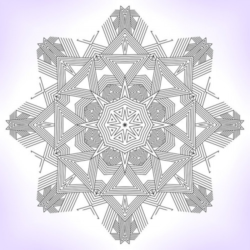 Fototapeta Geometryczne mandala