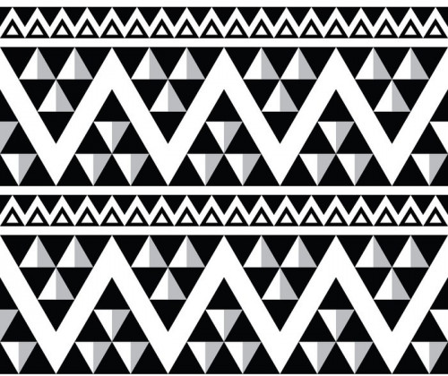 Fototapeta Tribal aztec streszczenie szwu