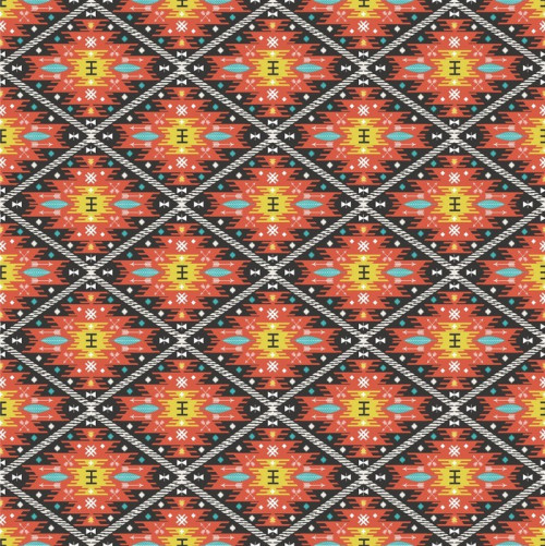 Fototapeta Aztec geometrycznych bez szwu kolorowy wzór