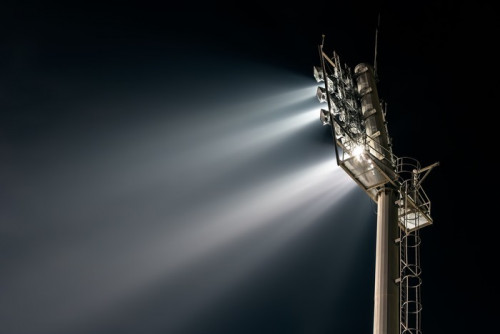 Fototapeta Światła stadionów od tyłu