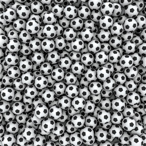 Fototapeta Soccer balls tle