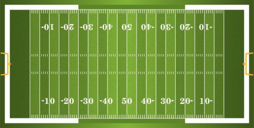 Fototapeta Textured Trawa American Football Field