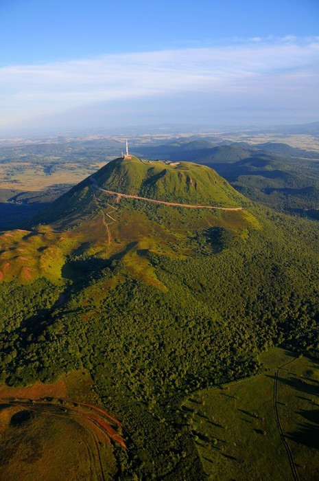 Fototapeta Puy de Dome i Park Wulkanów Owernii