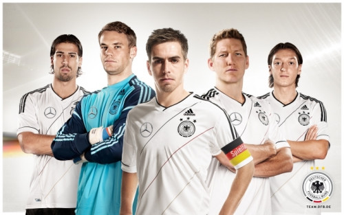 Fototapeta Sami Khedira, Manuel Neuer, Mario Götze, Bastian Schweinsteiger, Mesut Özil