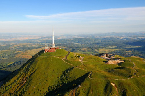 Fototapeta Aerial view aerial Puy de Dome