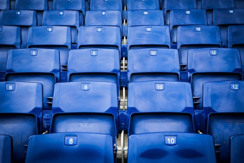 Fototapeta Siedziska stadionowe