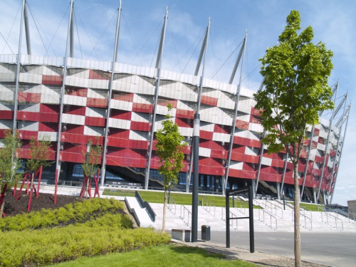 Fototapeta Stadion Narodowy w Warszawie - Polska