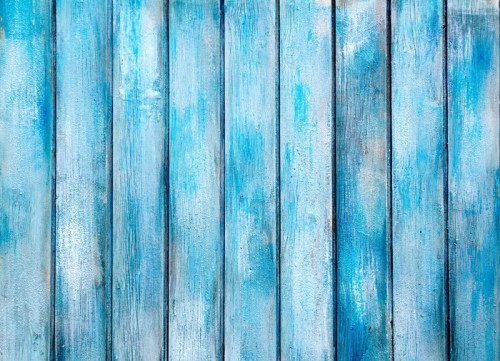 Fototapeta Wieku niebieski malowane drewno tekstury grunge