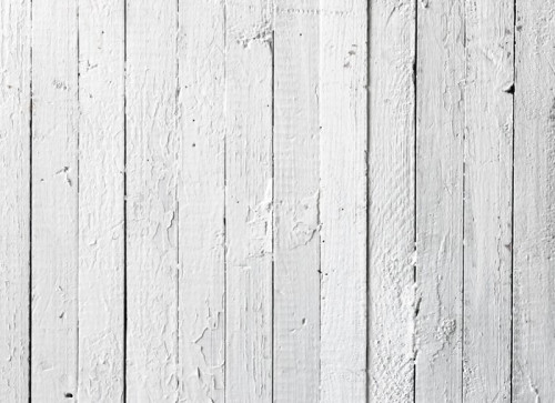 Fototapeta Białe grunge malowane drewniane deski