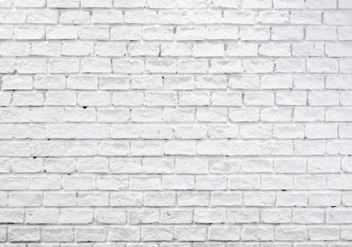 Fototapeta Białe cegły ściany na tle mglisty lub tekstury