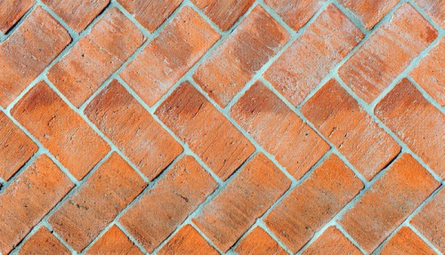 Fototapeta Pavement rustykalne cegły ość