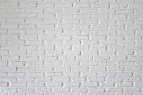 Fototapeta Biały mur z cegły