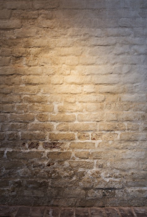 Fototapeta Lekkie poprawki światła na starym murem otynkowanej