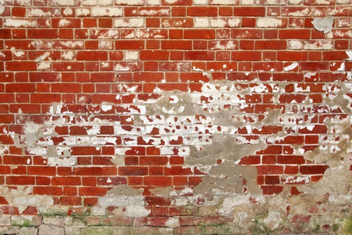 Fototapeta Czerwony ceglany mur grunge