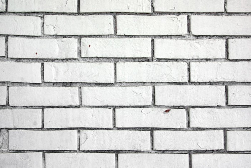 Fototapeta Biały Textured Brick Wall