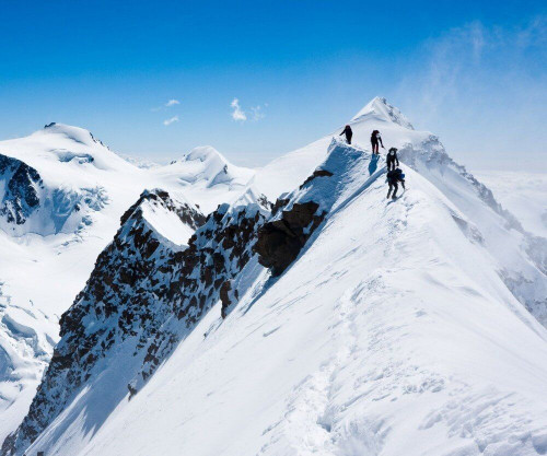 Fototapeta Alpiniści 