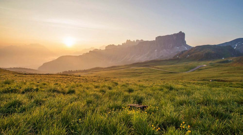 Fototapeta łąka, naturalny krajobraz i Natura