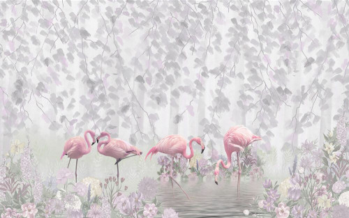 Fototapeta Flaming różowy
