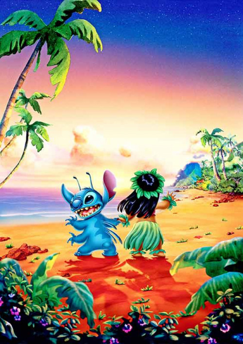 Fototapeta Lilo & Stitch